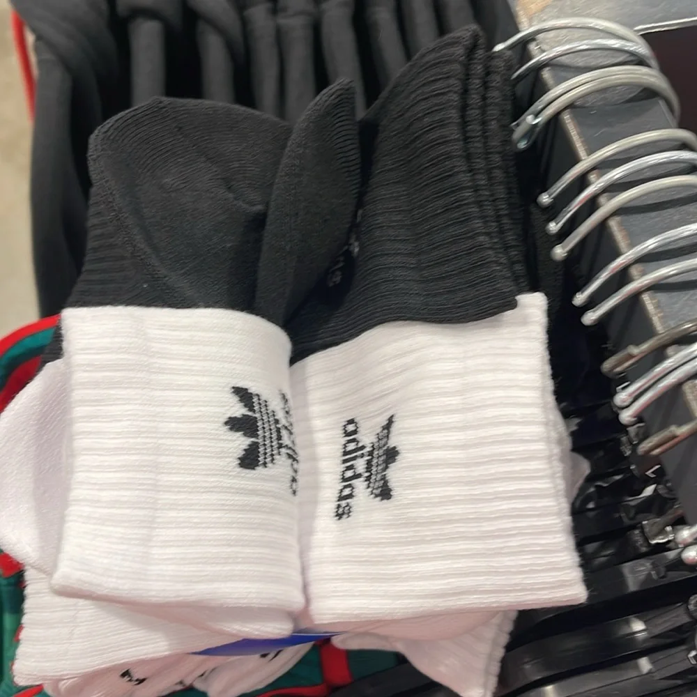 Adidas 6 pairs socks set W:5-10; M:5-8